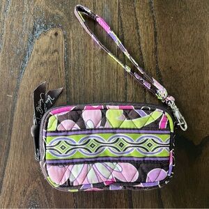Vera Bradley “Purple Punch” Quilted Wristlet Coin Purse EUC